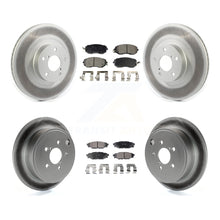 Charger l'image dans la galerie, Front Rear Coat Brake Rotors Ceramic Pad Kit For Subaru Impreza Outback Forester