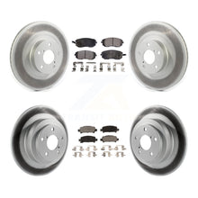 Charger l'image dans la galerie, [Front+Rear] 05-06 Subaru Baja Turbocharged Premium Coated Rotors &amp; Ceramic Pads Brake Kit For Max Braking