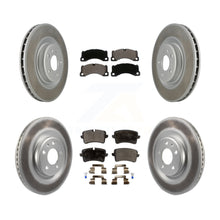 Load image into Gallery viewer, [Front+Rear] 2017 Porsche Macan Base Premium Coated Rotors &amp; Ceramic Pads Brake Kit For Max Braking