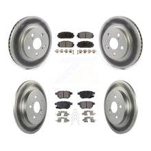 Charger l'image dans la galerie, Front Rear Coat Disc Brake Rotors Ceramic Pad Kit For Toyota Prius Corolla Prime