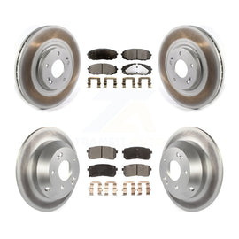 [Front+Rear] 2015-2020 Kia Sedona Premium Coated Rotors & Ceramic Pads Brake Kit For Max Braking