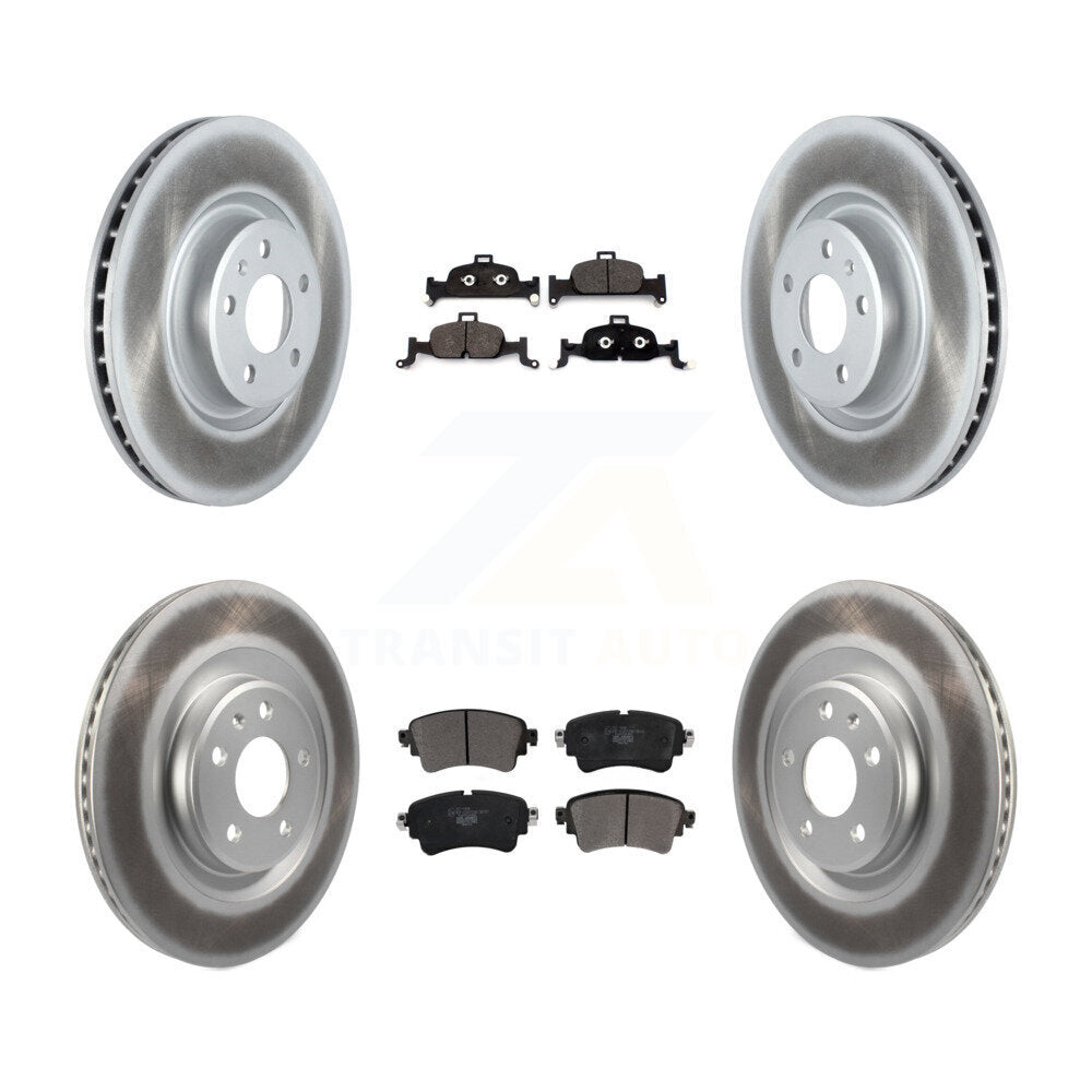 Front Rear Coat Brake Rotor Ceramic Pad Kit For Audi Q5 A5 Quattro A4 A6 allroad