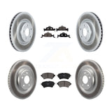 Front Rear Coat Brake Rotor Ceramic Pad Kit For Audi Q5 A5 Quattro A4 A6 allroad