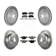 Charger l&#39;image dans la galerie, Front Rear Coated Disc Brake Rotors And Ceramic Pads Kit For Subaru Crosstrek