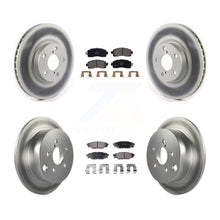 Charger l'image dans la galerie, Front Rear Coated Disc Brake Rotors And Ceramic Pads Kit For Subaru Impreza