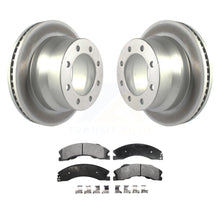 Charger l&#39;image dans la galerie, Rear Coat Brake Rotor Ceramic Pad Kit For Chevrolet Express 3500 GMC Savana 4500