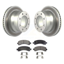 Load image into Gallery viewer, Rear Coated Disc Brake Rotors And Ceramic Pads Kit For Chevrolet Express 4500