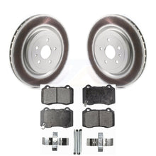 Load image into Gallery viewer, Rear Coated Disc Brake Rotor &amp; Ceramic Pad Kit For Chevrolet Camaro Cadillac CTS