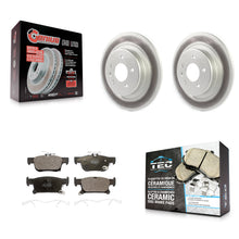 Load image into Gallery viewer, Rear Coated Disc Brake Rotors And Ceramic Pads Kit For Buick Envision