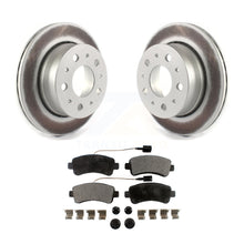 Charger l&#39;image dans la galerie, Rear Coated Disc Brake Rotors &amp; Ceramic Pad Kit For Ram ProMaster 1500 2500 3500