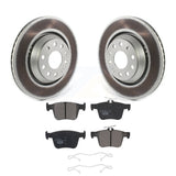 Rear Coat Brake Rotors Ceramic Pad Kit For Volkswagen Atlas Audi Golf R S3 Q3 A3