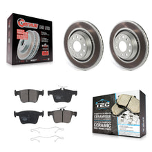 Charger l'image dans la galerie, Rear Coat Brake Rotors Ceramic Pad Kit For Volkswagen Atlas Audi Golf R S3 Q3 A3