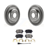 Rear Coated Disc Brake Rotors And Ceramic Pads Kit For Audi Q5 A4 allroad