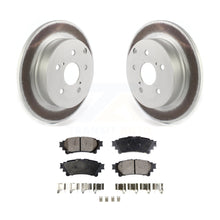 Charger l&#39;image dans la galerie, Rear Coated Disc Brake Rotors And Ceramic Pads Kit For Toyota Prius V Mirai