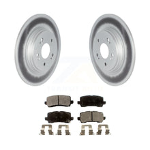 Charger l&#39;image dans la galerie, Rear Coated Disc Brake Rotors And Ceramic Pads Kit For 2018-2023 Honda Odyssey