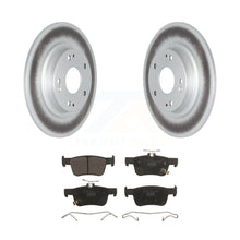 Load image into Gallery viewer, Rear Coated Disc Brake Rotors And Ceramic Pads Kit For Honda Civic