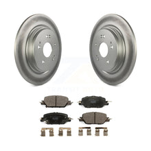 Charger l&#39;image dans la galerie, Rear Coated Disc Brake Rotors And Ceramic Pads Kit For 2017-2022 Honda CR-V