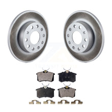 Load image into Gallery viewer, Rear Coated Disc Brake Rotors And Ceramic Pads Kit For Volkswagen Golf