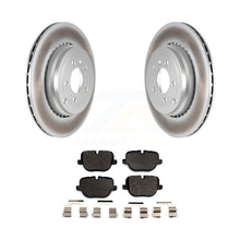 Charger l&#39;image dans la galerie, Rear Coated Brake Rotors Ceramic Pad Kit For Land Rover Range Sport Supercharged