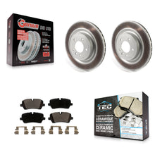 Load image into Gallery viewer, Rear Coat Disc Brake Rotors Ceramic Pad Kit For Land Rover Range Sport Discovery