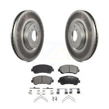 Charger l&#39;image dans la galerie, Front Coated Disc Brake Rotors And Ceramic Pads Kit For Nissan Maxima