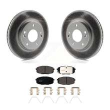 Charger l&#39;image dans la galerie, Front Coated Brake Rotor Ceramic Pad Kit For Kia Soul Hyundai Kona Forte Elantra