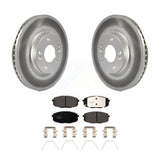 [Front] 2020 Kia Forte 1.6L Premium Coated Rotors & Ceramic Pads Brake Kit For Max Braking