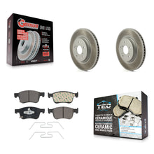 Load image into Gallery viewer, Front Coat Disc Brake Rotor Ceramic Pad Kit For Honda Accord Acura Civic Integra