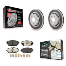 Load image into Gallery viewer, Front Coated Disc Brake Rotors And Ceramic Pads Kit For Toyota C-HR