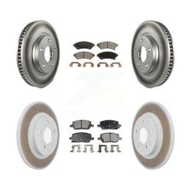 Front Rear Coat Brake Rotor Ceramic Pad Kit For Chevrolet Uplander Buick Terraza