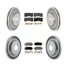 Charger l'image dans la galerie, Front Rear Coat Brake Rotors Ceramic Pad Kit For Ford Mustang With Brembo Brakes