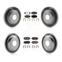 Charger l'image dans la galerie, Front Rear Coated Brake Rotor &amp; Ceramic Pad Kit For Hyundai Elantra GT Kia Forte