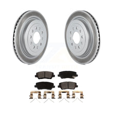 Charger l&#39;image dans la galerie, Rear Coated Disc Brake Rotors And Ceramic Pads Kit For Cadillac ATS