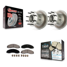Load image into Gallery viewer, Front Coat Brake Rotor Hub Ceramic Pad Kit For Ford F-450 Super Duty F-550 4 X 2