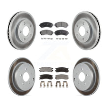 Load image into Gallery viewer, Front Rear Coated Brake Rotor Ceramic Pad Kit For Buick Rendezvous Pontiac Aztek