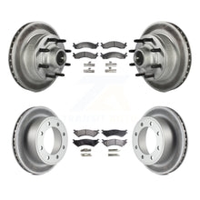 Load image into Gallery viewer, Front Rear Coat Brake Rotor Ceramic Pad Kit For Ford E-350 Super Duty E-250 Club