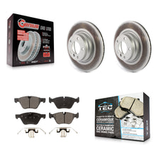 Load image into Gallery viewer, Front Coated Disc Brake Rotors And Ceramic Pads Kit For BMW 330i 330xi X1