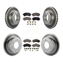 Charger l&#39;image dans la galerie, Front Rear Coat Disc Brake Rotors Ceramic Pad Kit For Freightliner Sprinter 3500