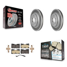 Load image into Gallery viewer, Front Coated Brake Rotor Ceramic Pad Kit For Chevrolet Silverado 1500 GMC Sierra