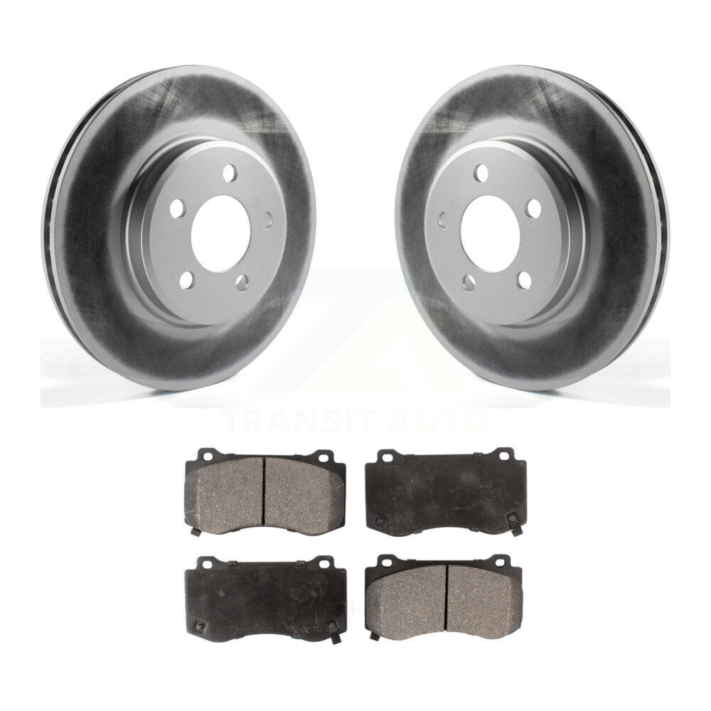 Front Coat Brake Rotor Ceramic Pad Kit For 2019 Dodge Charger With Brembo Brakes