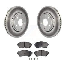 Charger l&#39;image dans la galerie, Front Coat Brake Rotor Ceramic Pad Kit For 2019-2021 Mazda 6 Naturally Aspirated