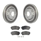 [Front] 19-21 Mazda 6 Naturally Aspirated Premium Coated Rotors & Ceramic Pads Brake Kit For Max Braking