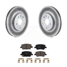 Charger l&#39;image dans la galerie, Front Coated Disc Brake Rotors And Ceramic Pad Kit For 2018-2020 Chevrolet Sonic