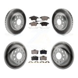 Front Rear Coated Disc Brake Rotors And Ceramic Pads Kit For Volkswagen Beetle