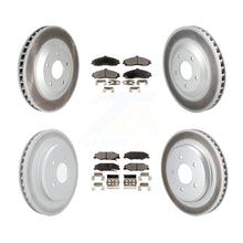 Charger l&#39;image dans la galerie, [Front+Rear] 97-04 Chevrolet Corvette Premium Coated Rotors &amp; Ceramic Pads Brake Kit For Max Braking
