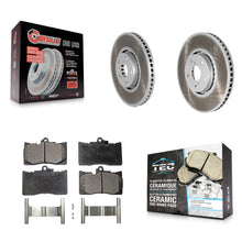Charger l'image dans la galerie, Front Coat Brake Rotors Ceramic Pad Kit For Lexus IS350 IS200t GS350 IS300 GS430