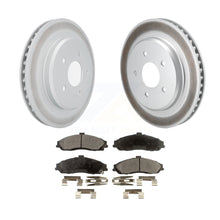 Load image into Gallery viewer, Front Coated Disc Brake Rotor &amp; Ceramic Pad Kit For 1997-2004 Chevrolet Corvette