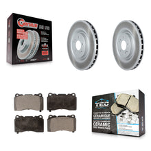 Charger l'image dans la galerie, Front Coated Disc Brake Rotors And Ceramic Pads Kit For Mitsubishi Lancer