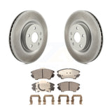 [Front] 2011-2017 Chevrolet Caprice Premium Coated Rotors & Ceramic Pads Brake Kit For Max Braking