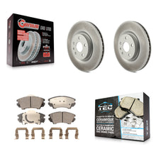 Load image into Gallery viewer, [Front] 2011-2017 Chevrolet Caprice Premium Coated Rotors &amp; Ceramic Pads Brake Kit For Max Braking